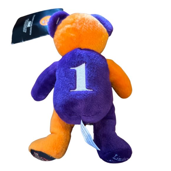 2001 FedEx Orange Bowl Limited Edition Bean Plush Stuffed Bear _NWT - Picture 3 of 10